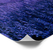 冬のボンドー山オレゴン州の月の出 ポスター (角)