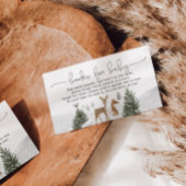 冬のボーホウッドランドの囲いカード用の本 エンクロージャーカード