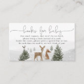 冬のボーホウッドランドの囲いカード用の本 エンクロージャーカード (正面)