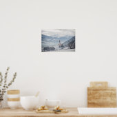 冬のポスターでジレルタルの教会 ポスター (キッチン)