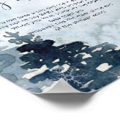 冬のポスターは言わないベビー ポスター (角)