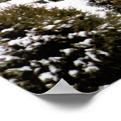 冬のマウンテンビューポスター ポスター (角)