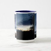 冬のマグカップの木で夕暮れ マグカップ (中央)