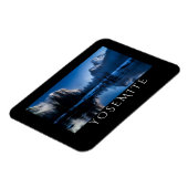 冬のマグネットの風光明媚なヨセミテ マグネット (左側)