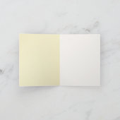 冬のマツ日の出の写真撮影のノート カード (内部)