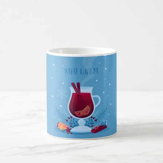 冬のマルチ・ワイン コーヒーマグカップ (中央)