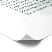 冬のミステレ結婚ーの座席表 ポスター (角)