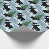 冬のムース雪の包み紙 ラッピングペーパー (角)