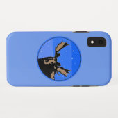 冬のムース – オリジナル野生動物アート Case-Mate iPhoneケース (裏面(横))