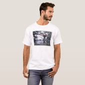 冬のムーンブリッジと池 | ワシントン州シアトル Tシャツ (正面フル)