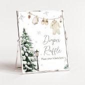 冬のメリー小さな赤ちゃん服おむつラッフル ポスター