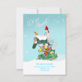 冬のメールボックスと深紅色引っ越しました! (正面)