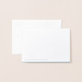 冬のモダンスノーフレークくもの巣ホリデーグリーティング 箔カード (裏面封筒付き)