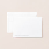 冬のモダンスノーフレークくもの巣ホリデーグリーティング 箔カード (裏面封筒付き)