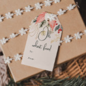 冬のモダンフローラああ何のおもしろいへ ギフトタグ