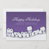 冬のモダン景色 |休日の挨拶 シーズンカード (正面)