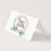 冬のモダン森の枯れ枝は松の休日 (正面)