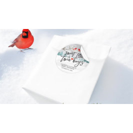 冬のモダン赤ちゃんシャワー甘い小さな双子の少年 ラウンドシール