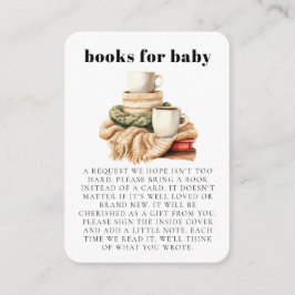 冬のモダン醜いセーター赤ちゃんシャワー囲い エンクロージャーカード