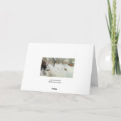 冬のモチーフのオーソガタン シーズンカード (裏面)