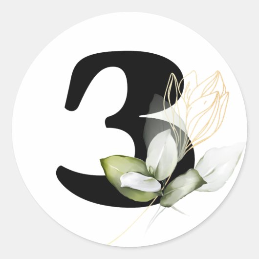 冬のモノグラム ブルガリアのキリル文字 アルファベット クラス ラウンドシール (正面)