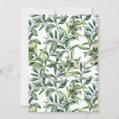 冬のモミのコーン多肉質メリークリスマスフォトホー シーズンカード (裏面)