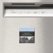 冬のユニオンスクエアNYC BW 01 セーブザデート マグネット (インサイチュ (食洗機))