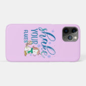 冬のユニコーン | フレークを振る | おもしろいとフェスティバル Case-Mate iPhoneケース (裏面(横))