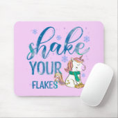 冬のユニコーン |フレークを振る マウスパッド (マウス)