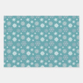 冬のユニコーン,木と雪 ラッピングペーパーシート (正面2)