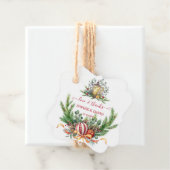 冬のユニークホリデーパインコーンクリスマスボール フェイバータグ (インサイチュ)