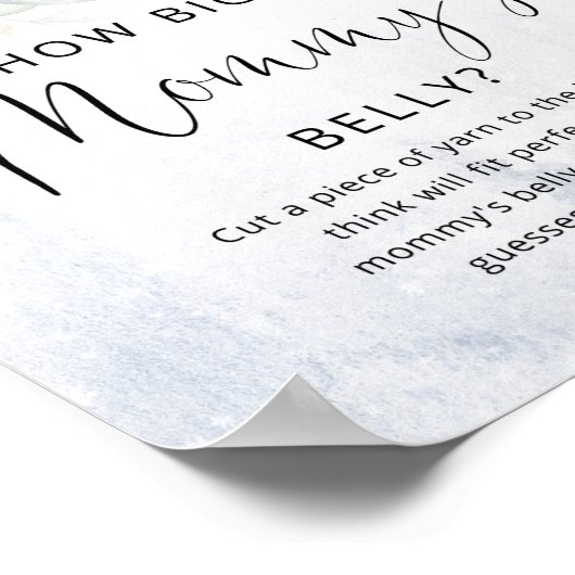 冬のユーカリどのように大きいママの腹ゲーム ポスター (角)