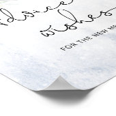 冬のユーカリアドバイスと新婚への願い ポスター (角)