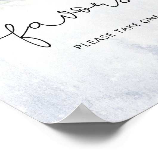 冬のユーカリエレガントプトゥスは一つ取って下さい ポスター (角)