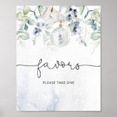 冬のユーカリエレガントプトゥスは一つ取って下さい ポスター (正面)