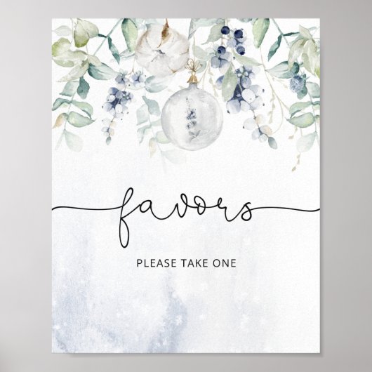 冬のユーカリエレガントプトゥスは一つ取って下さい ポスター (正面)