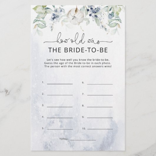 冬のユーカリ新婦は何歳までゲームをしていた (正面)