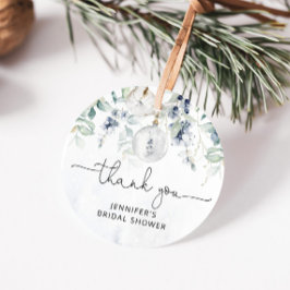 冬のユーカリ ブライダルシャワー フェア favorsタグ フェイバータグ