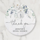 冬のユーカリ ブライダルシャワー フェア favorsタグ フェイバータグ (正面)