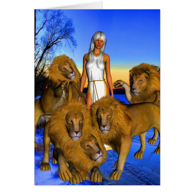 冬のライオン (正面)