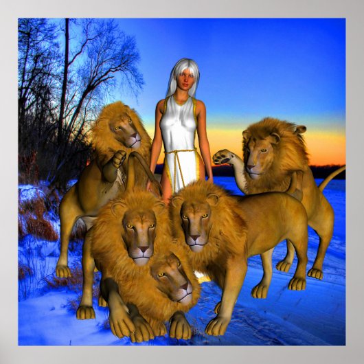 冬のライオン ポスター (正面)