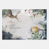 冬のラッピング紙シート ラッピングペーパーシート (正面)