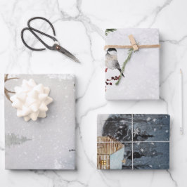 冬のラッピング紙シート ラッピングペーパーシート