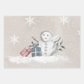 冬のラッピング紙シート ラッピングペーパーシート (正面2)