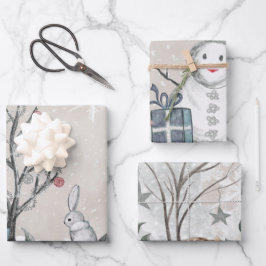 冬のラッピング紙シート ラッピングペーパーシート