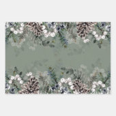 冬のラッピング紙シート ラッピングペーパーシート (正面)