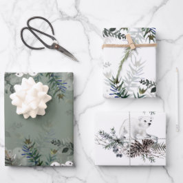 冬のラッピング紙シート ラッピングペーパーシート