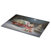 冬のラブラドールキャラバンクリスマスアドベンチャー カッティングボード (角)