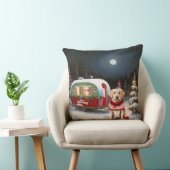 冬のラブラドールキャラバンクリスマスアドベンチャー クッション (椅子)