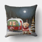 冬のラブラドールキャラバンクリスマスアドベンチャー クッション (裏面)